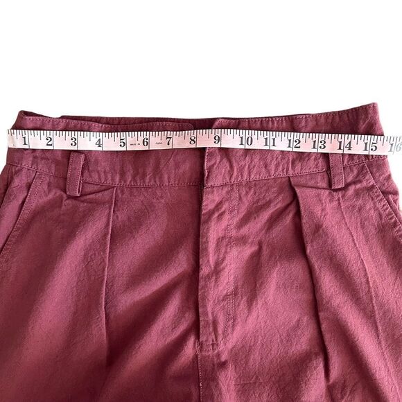 Free People FP One | Imogen Wide Leg Crop Pants in Raspberry, Size 14 - Picture 8 of 9